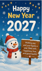 Happy New Year 2027 beautiful quote
