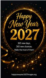 Happy New Year 2027 wishes image