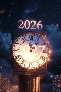 Happy New Year 2027 party image