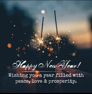 Happy New Year 2027 messages with fireworks
