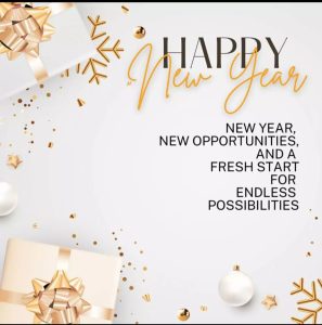 Warm wishes for Happy New Year 2027
