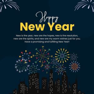 Happy New Year 2027 quotes with beautiful fireworks