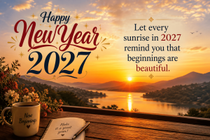 Positive quote to celebrate the arrival of 2027
