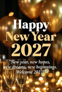 New Year inspiration for a successful 2027