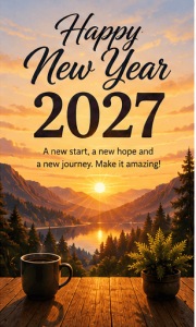 Happy New Year 2027 New Year celebration