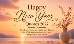 Cheerful Happy New Year quote design