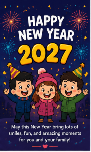 Happy New Year 2027 message for colleagues