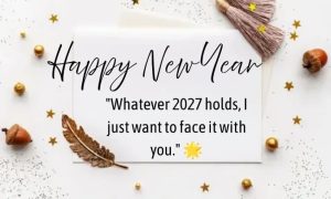 New Year 2027 beautiful wallpaper