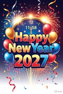 New Year celebration message for Facebook sharing