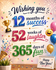 Happy New Year 2027 stylish status