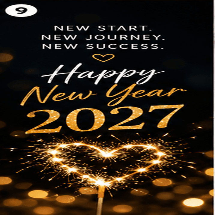 Aesthetic New Year caption for Instagram