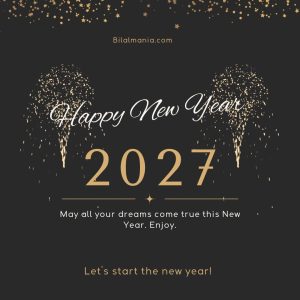 Happy New Year caption for a social media post