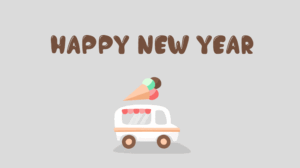 Cheerful animated greeting for a fresh new beginning