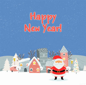 Beautiful golden greeting design with 2027