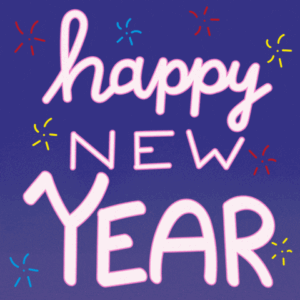 Festive animation for sharing New Year wishes