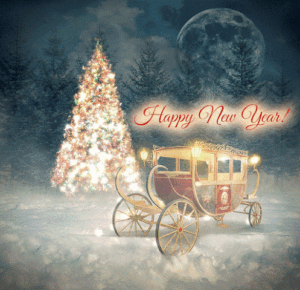 Animated welcome message for the year 2027