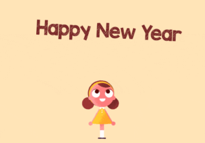 Animated wishes for happiness and success in 2027